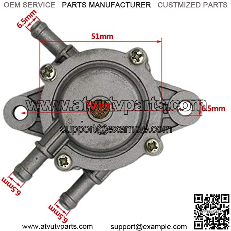 808656 Fuel Pump Replaces Upgrade Aluminum Alloy to Prevent Oil Leakage For 691034/808281/692313/557033 Engine Lawn Mower Tractor - Image 3