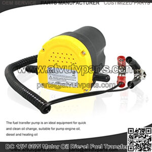 DC 12V 60W Oil/Fluid Extractor Pump, Keenso Oil Fuel Transfer Pump 250L/Hour + Tubes for Auto Car Boat Motorbike Truck RV ATV Jet