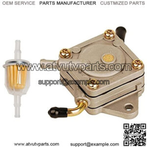 Replacement Fuel Pump with 25 050 03-S Fuel Filter for 112L 130 LX172 RX95 SX95 Replace AM109212 AM106164 AM101074
