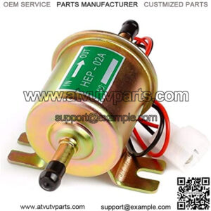 Inline Fuel Pump 12v Electric Transfer Universal Low Pressure Gas Fuel Pump 2.5-4psi HEP-02A
