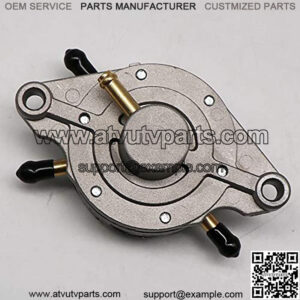 Gas Fuel Pump For Dual-Carb Systems Outlaw Kart 35L/Hr Flow Rate Snowmobile Double Outlet Round Bracket Mount Replace For Part # DF52-176 42-5310 14-2221