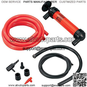 Enterprises RA990 Multi-Use Siphon Fuel Transfer Pump Kit (for Gas Oil and Liquids), Red