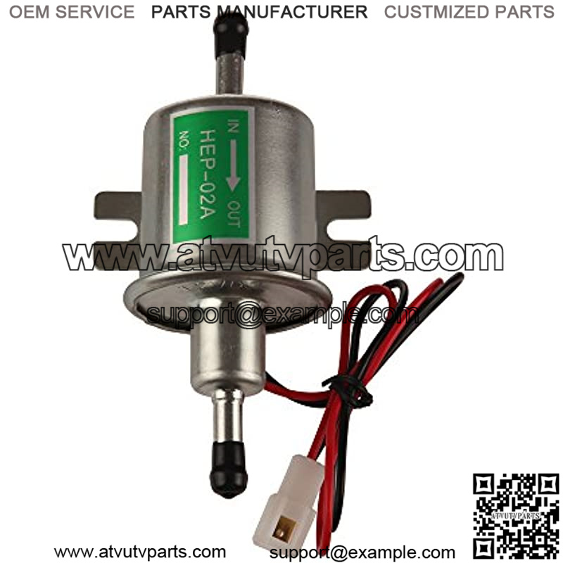 MDY HEP-02A High Pressure (4-7 PSI) Universal 12V Heavy Duty Gas Inline Electric Fuel Pump Metal Solid Gasoline or Engine - Image 2