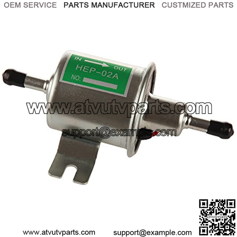 MDY HEP-02A High Pressure (4-7 PSI) Universal 12V Heavy Duty Gas Inline Electric Fuel Pump Metal Solid Gasoline or Engine - Image 3