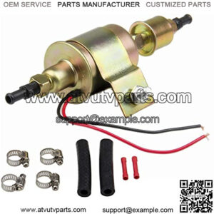 Universal Electric Fuel Pump 5/16 inch, 4-7 Psi, 30 GPH, Self- primming Transfer Pumps for E8012S, FD0002, P60430, EP12S, 6414671 2 Wire Hook Up