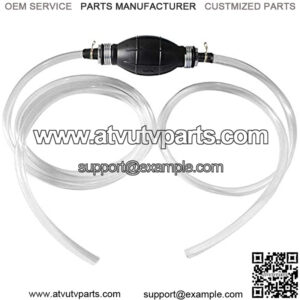 Gas/Oil/Water/Fuel Transfer Siphon Pump,Gasoline Siphone Hose,Fuel Transfer Pump with 2 Eco-Friendly Hose (15mm)