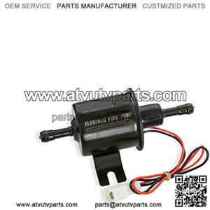 HEP-02A HEP02A - Universal Low Pressure - Gas Diesel Inline Metal Solid Petrol - 12V Heavy Duty Electric Fuel Pump - Compatible with Motorcycle Carburetor ATV