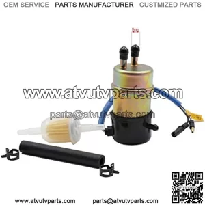 Electric Fuel Pump 12v Kawasaki Mule Fuel Pump 49040-1055 KAF620 3000 3010 3020 2520 2500 2510 1000(8mm In/Outlet)