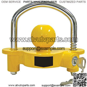 72783 Coupler Lock, Adjustable Storage Security, Heavy-Duty Steel