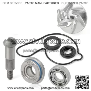 04-09 for Honda TRX450R Billet CNC Hi-Flow Water Pump Impeller Shaft Rebuild Kit