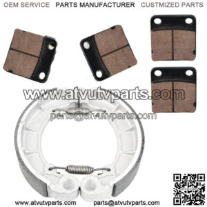Front & Rear Brake Pads Shoes for Kawasaki KVF300 Prairie 300 1999 2000 2001