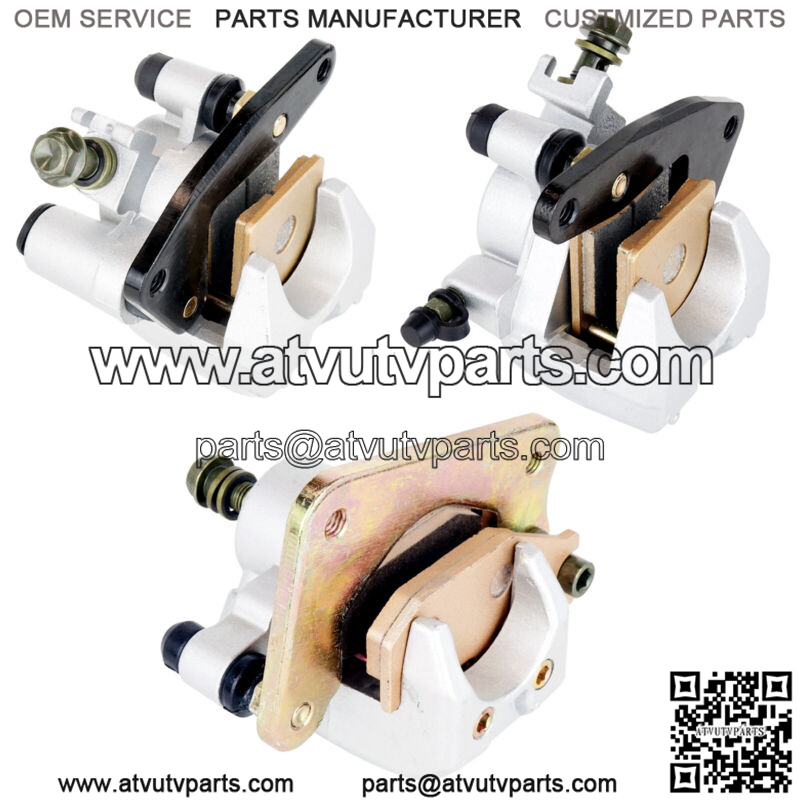 Front And Rear Brake Caliper W/Pads For Yamaha Kodiak 450 YFM450 4X4 2003-2004