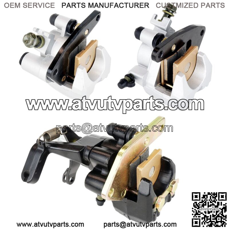 Front and Rear Brake Caliper w/Pads for Yamaha Raptor 350 YFM350R 2004 - 2013