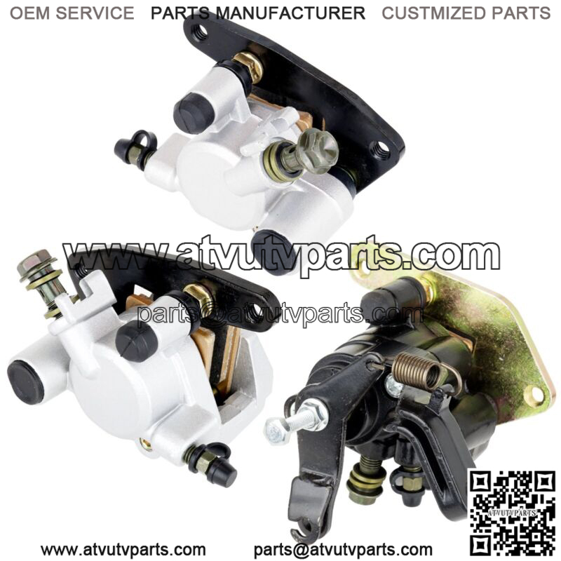 Front and Rear Brake Caliper w/Pads for Yamaha Raptor 350 YFM350R 2004 - 2013 - Image 2