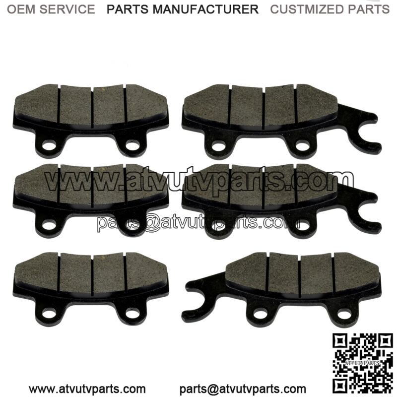 Front And Rear Brake Pads for Can-Am Commander 800R 2012-2017