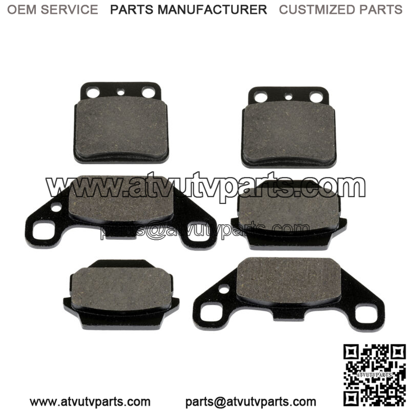 Front & Rear Brake Pads for Suzuki LT500R Quadracer 500 1987 1988 1989 1990