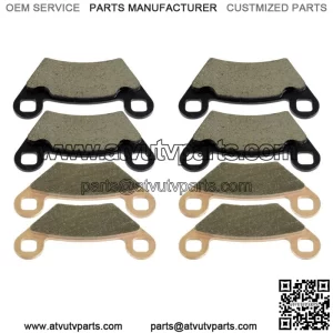 2x Front & Rear Brake Pads for Polaris Sportsman 570 X2 EPS 2015-2016 2018-2021