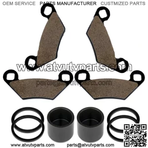 2 Rear Brake Caliper Piston W/Pads For Polaris Sportsman X2 550 2010 2011-2014