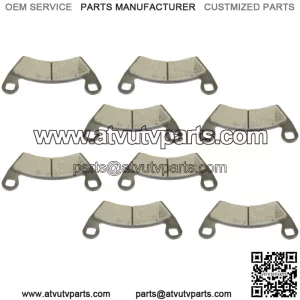 Front and Rear Brake Pads for Polaris RZR XP 1000 2014-2020 / 2203747 2205949 (For: Polaris)