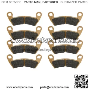 Front & Rear Brake Pads for Polaris RZR XP 1000 2014-2017 Sintered (For: Polaris)