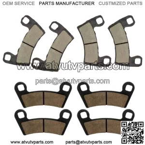 Front And Rear Brake Pad for Polaris RZR S 1000 Eps 2017/RZR S 900 Eps 2015-2017 (For: Polaris)