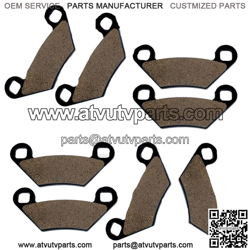 Front and Rear Brake Pads for Polaris Sportsman XP 1000 2015-2020 (For: Polaris)