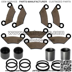 Front Rear Brake Caliper Piston W/Pads For Polaris Sportsman XP 1000 2015-2018 (For: Polaris)