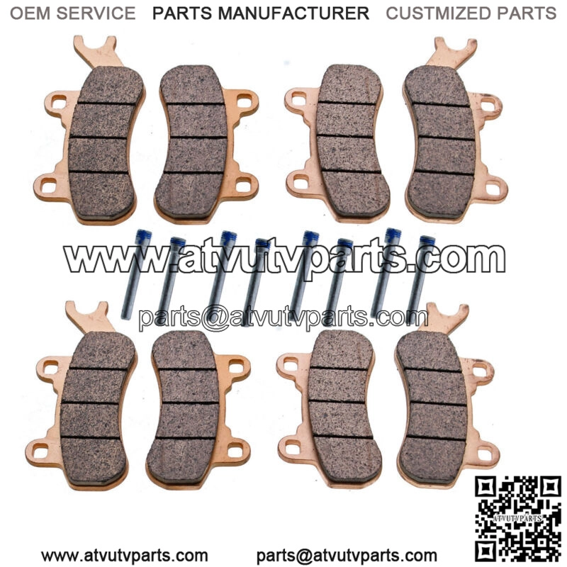 Can-Am Maverick X3 4x4 Front and Rear Brake Pads Brakes 2017 2018 2019 2020 2021