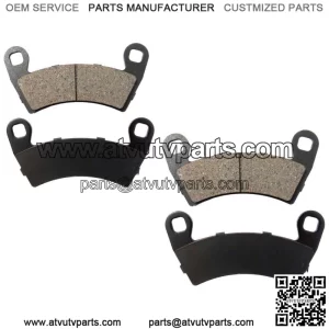 Qty 2 Front Brake Pads For Polaris Ranger 500 EFI H0 4x4 2x4 Crew UTV 06-15 (For: Polaris Ranger 400)