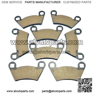 Front & Rear Brake Pads for Polaris Ranger 400 4x4 2010 2014