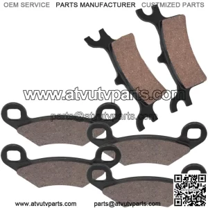 Front Rear Brake Pads for Polaris Sportsman 800 EFI 2005 2006 2007 2008 (For: Polaris Sportsman 800)
