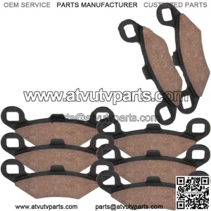 Brake Pads for Polaris Sportsman 800 Touring EFI 2008 2009 Front Rear Brakes