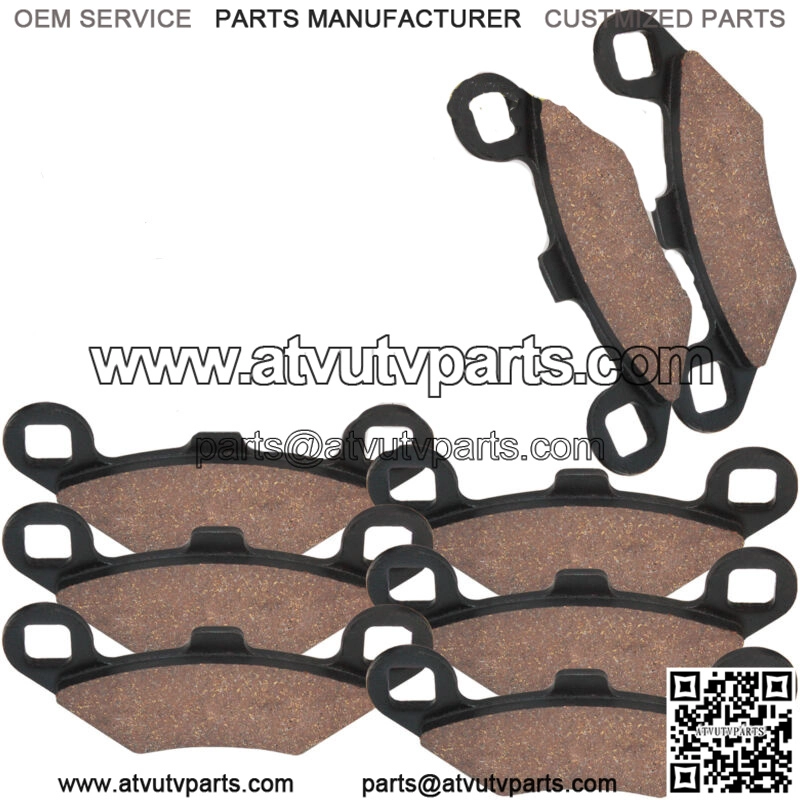Brake Pads for Polaris Sportsman 800 Touring EFI 2008 2009 Front Rear Brakes