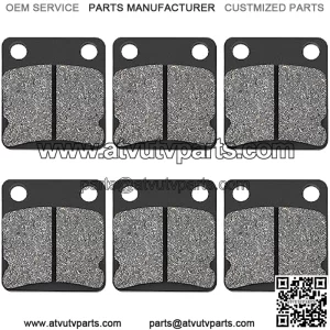 Brake Pads for Yamaha Grizzly 400 450 YFM400 YFM450 Wolverine Kodiak Big Bear YFZ350 Kodiak 1995-2009 1999-2006 2000-2012 2007-20133PCS