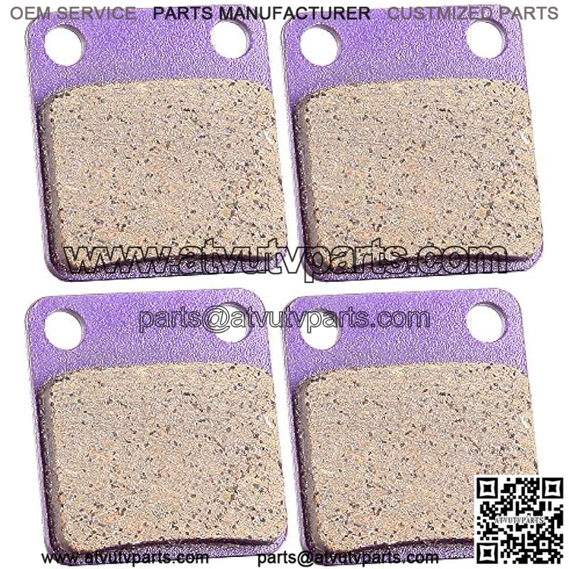 Front and Rear Brake Pads FA54 Fit for 1997-2002 for K-awasaki Prairie 400 2002-2007 for Suzuki Eiger 400 2002-2012 for Suzuki Ozark 250