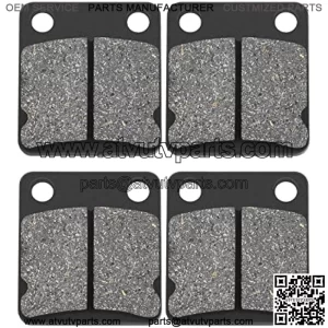 Front and Rear Brake Pads for Yamaha Grizzly 400 450 YFM250 YFM350 YFM400 YFM450 Wolverine Kodiak Big Bear YFZ350 YFZ350 YFZ450 Warrior Banshee 1995-2014
