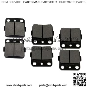 Front Rear Brake Pads for Honda TRX250X TRX 250 X Fourtrax 1987 1988 1989-1992 (For: Honda)