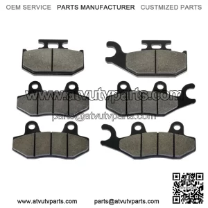 Front Rear Brake Pads for Yamaha Raptor 700 700R YFM700R 2006-2012 (For: 2006 Yamaha Rhino 660)