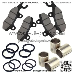 Front Brake Pistons And Brake Pads for Yamaha Rhino 660 YXR660 YXR 660 2004-2007 (For: 2006 Yamaha Rhino 660)