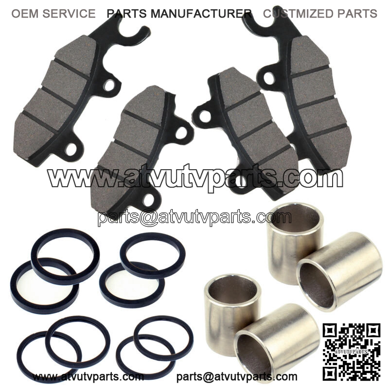 Front Brake Pistons And Brake Pads for Yamaha Rhino 660 YXR660 YXR 660 2004-2007 (For: 2006 Yamaha Rhino 660)