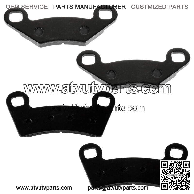 Front And Rear Brake Pads for Polaris RZR 800 EFI 2008-2014 - Image 4
