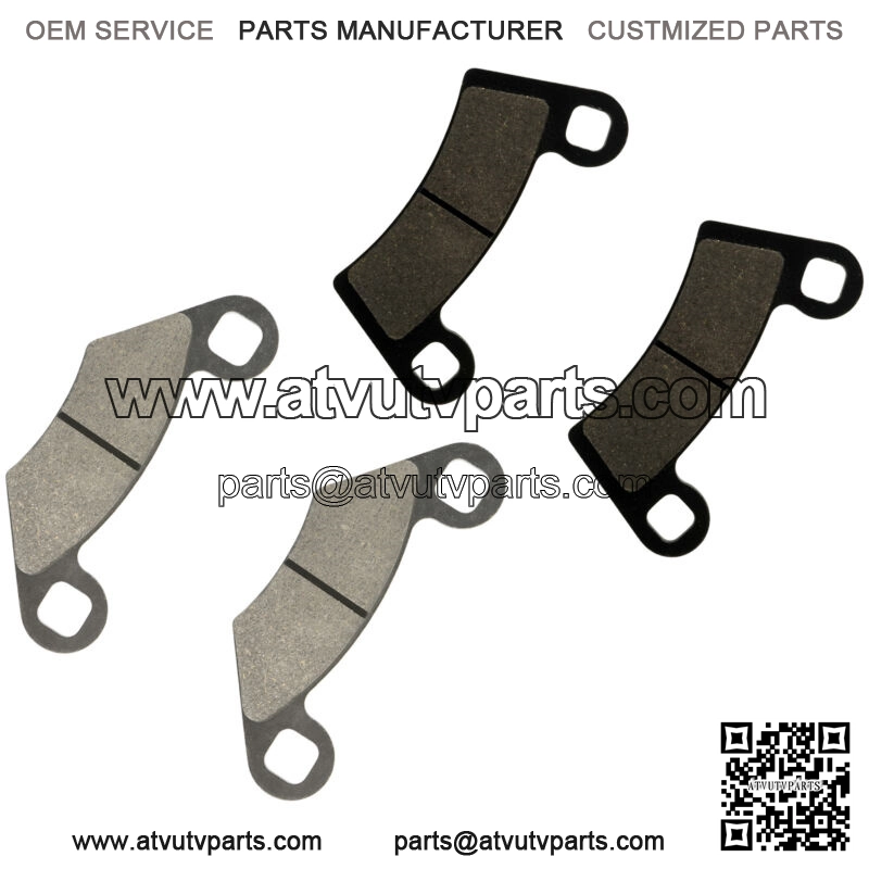 Front And Rear Brake Pads for Polaris RZR 800 EFI 2008-2014 - Image 5