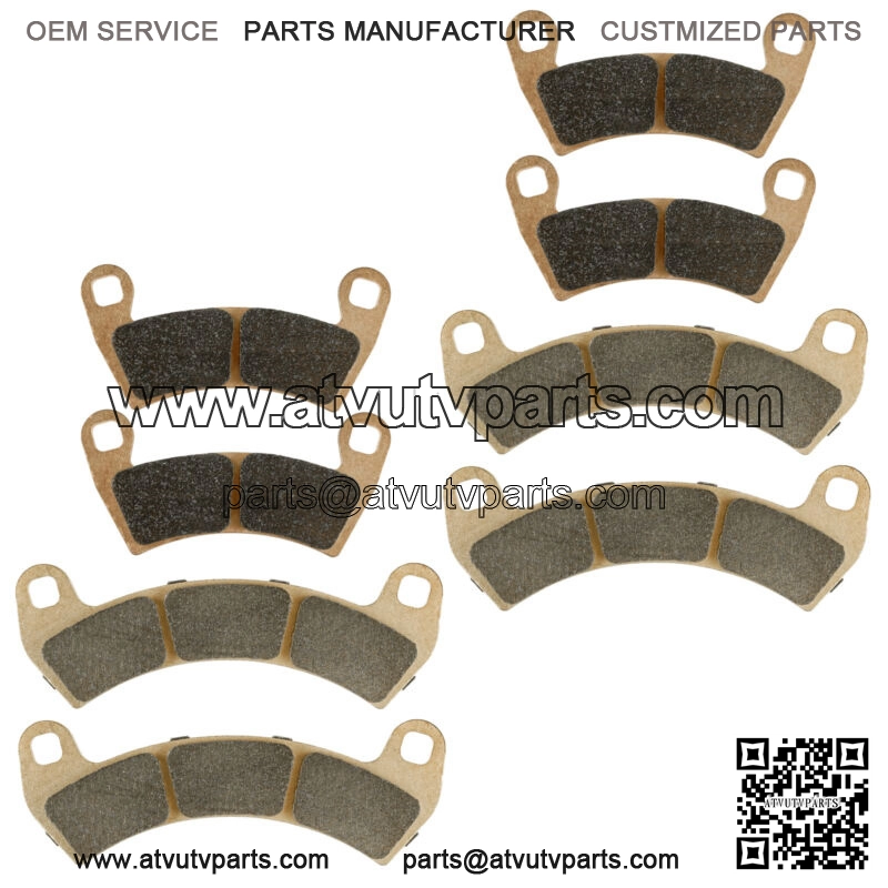 Front and Rear Brake Pads for Polaris RZR XP Turbo / RZR XP 4 Turbo 2016 - 2021 - Image 4