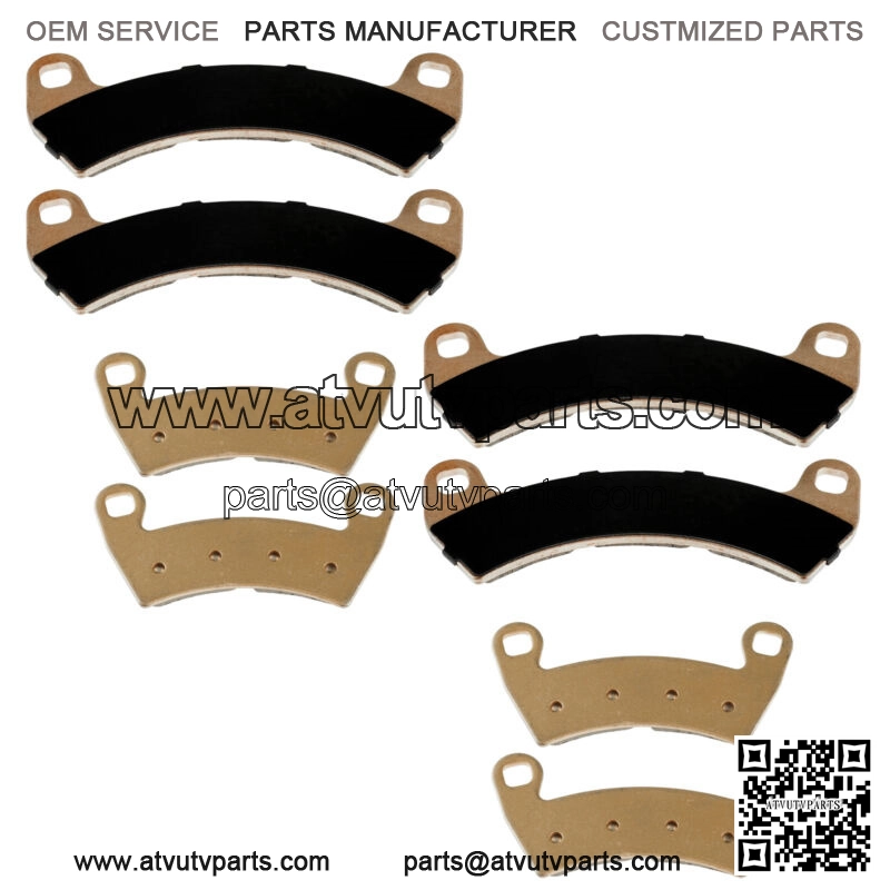 Front and Rear Brake Pads for Polaris RZR XP Turbo / RZR XP 4 Turbo 2016 - 2021 - Image 5