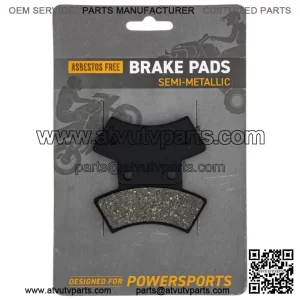 Brake Pad Set for Polaris 2200899 2200464 Rear Center Semi-Metallic Sportsman (For: Polaris)