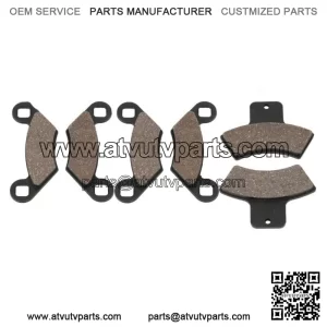 Front + Rear Organic Brake Pads 2000 Polaris Magnum 325 4x4 Set Full Kit zz (For: Polaris)