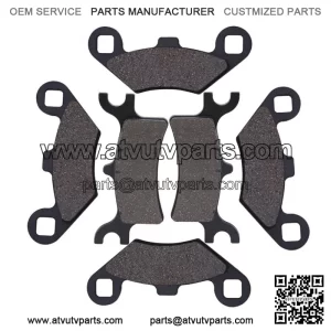 Front Rear Brake Pads for Polaris Sportsman 500 HO 4X4 2003-2009 ATV (For: Polaris)