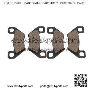 Rear Organic Brake Pads 2006 Polaris Hawkeye 4x4 Set Full Kit  Complete ry (For: Polaris)