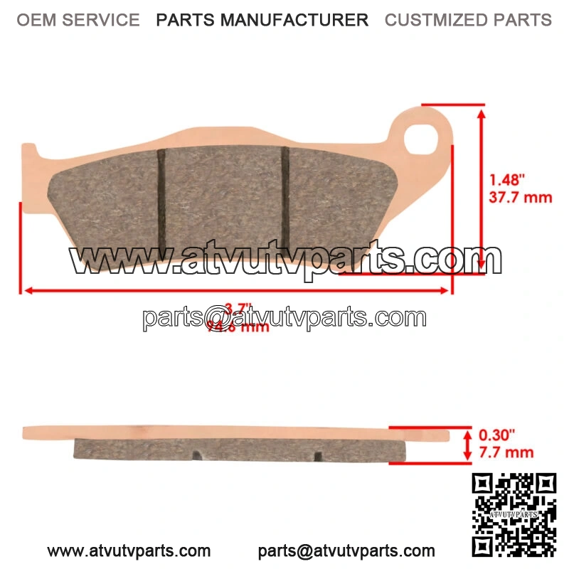 Front Rear Brake Pads for Yamaha YZF-R125 YZFR125 2008-2018 MT125 2014-2019 - Image 3