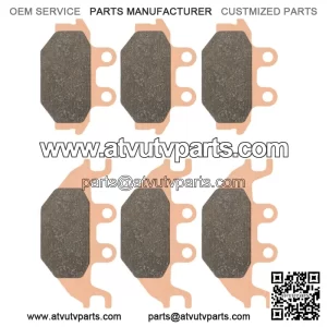 Front and Rear Brake Pads for Can Am DS250 Bombardier DS 250 2006-2022